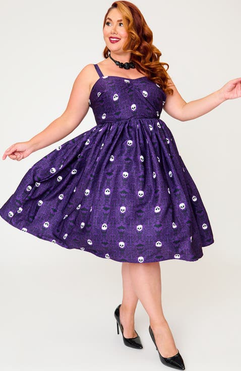 Plus Size Capelet Swing Dress
