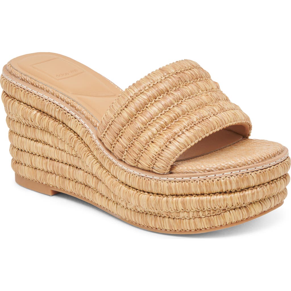 Dolce Vita Throne Platform Sandal In Brown