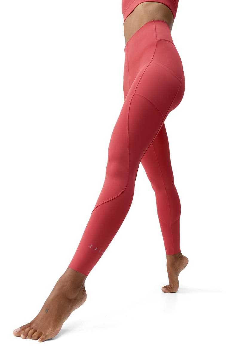 Denise Performance High Rise Sport Legging, Alternate, color, Goji