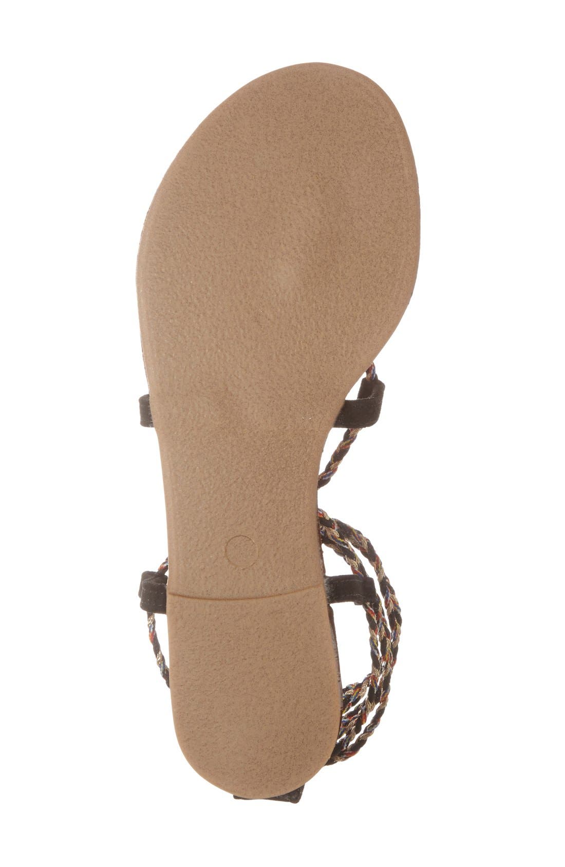 'Werkit' Gladiator Sandal, Alternate, color, BLACK MULTI