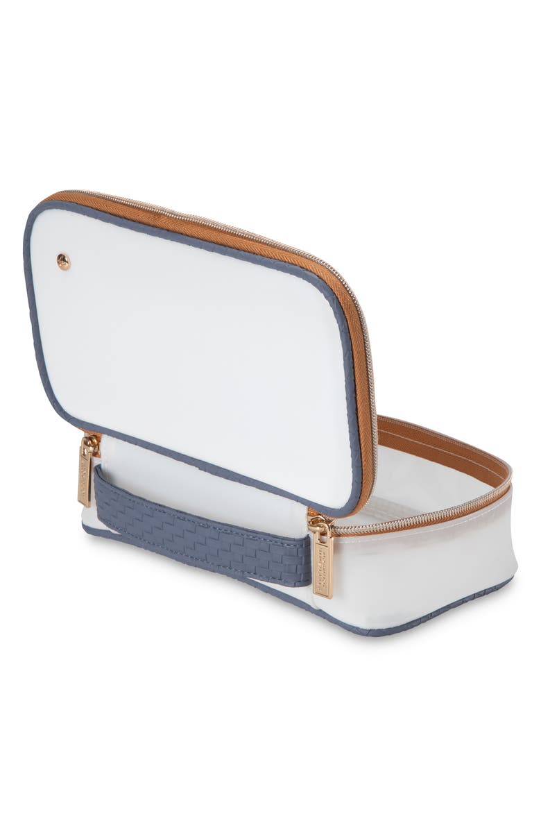 Stephanie Johnson Medium Miami Ultramarine Makeup Case, Alternate, color, Blue