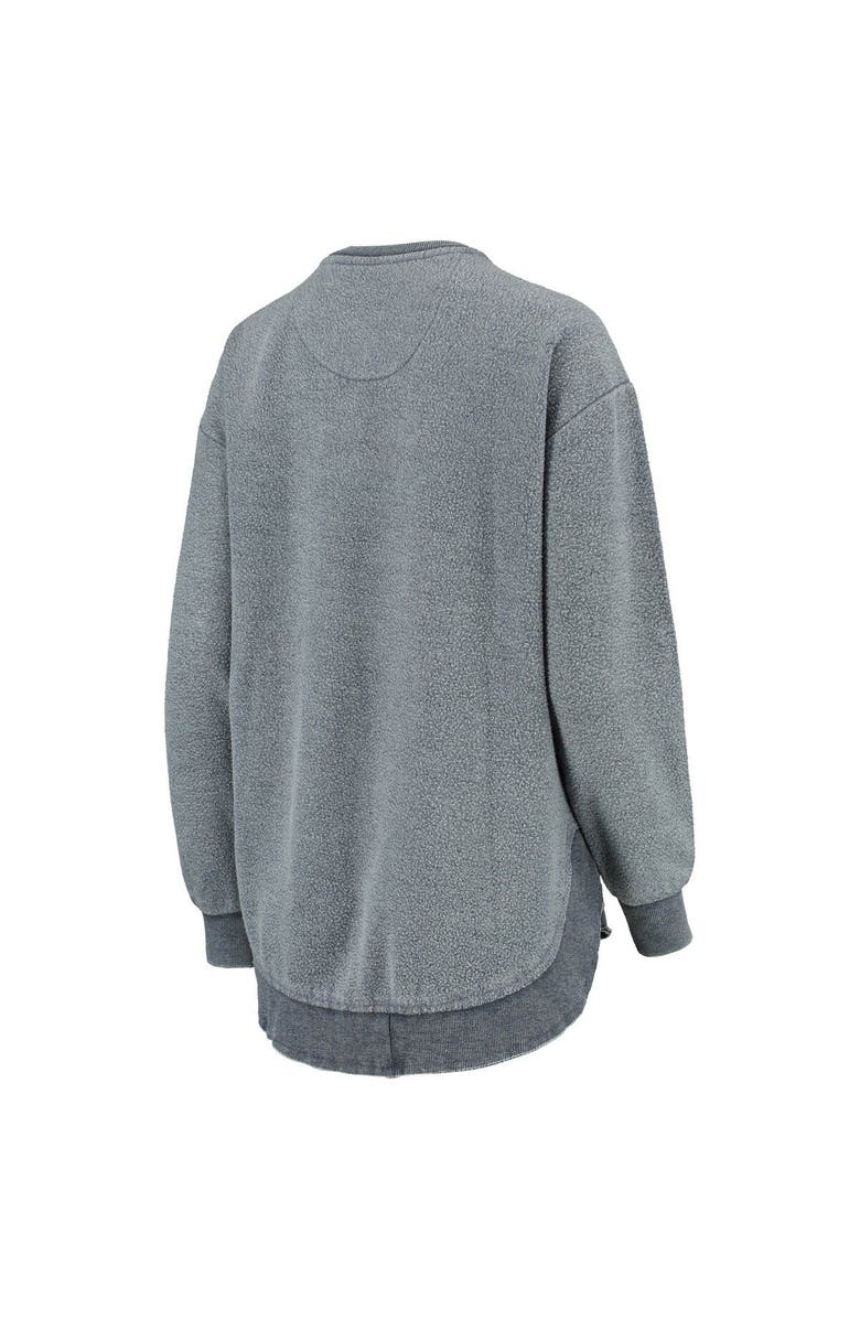 PRESSBOX Women's Pressbox Navy Penn State Nittany Lions Ponchoville Pullover Sweatshirt, Alternate, color, 