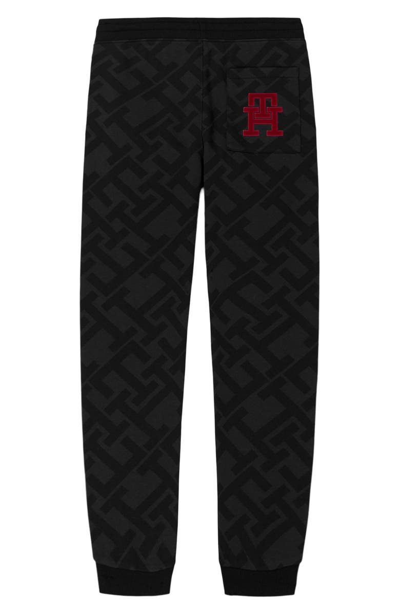 Tommy Hilfiger Kids' Monotype All Over Print Joggers, Alternate, color, Black