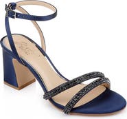 Jewel Badgley Mischka Rosa Ankle Strap Sandal