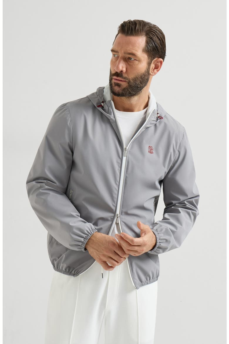 Nylon jacket, Main, color, Grey