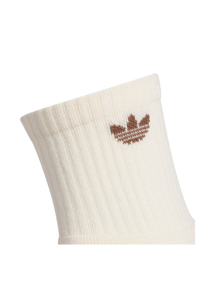 Assorted 6-Pack Trefoil Performance Quarter Crew Socks, Alternate, color, WONDER BEIGE/ WHITE/ BROWN