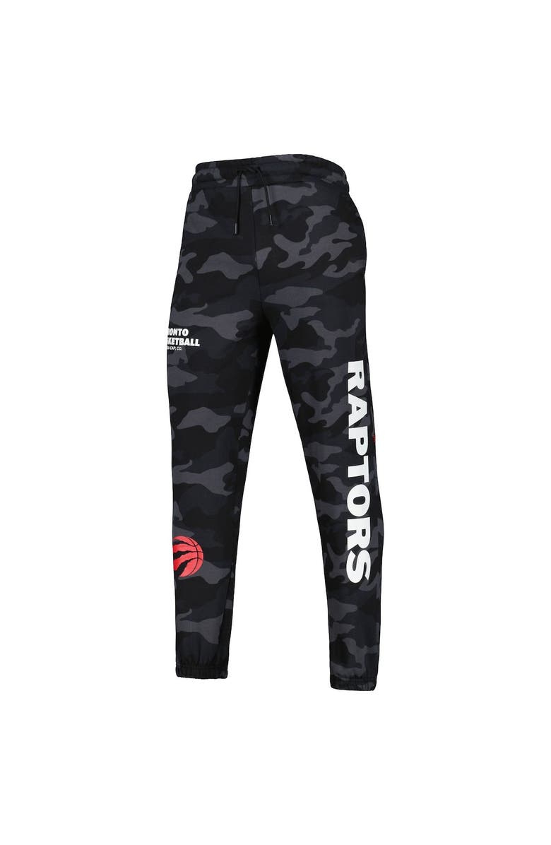 New Era Men's New Era Black/Camo Toronto Raptors Tonal Joggers, Alternate, color, Black