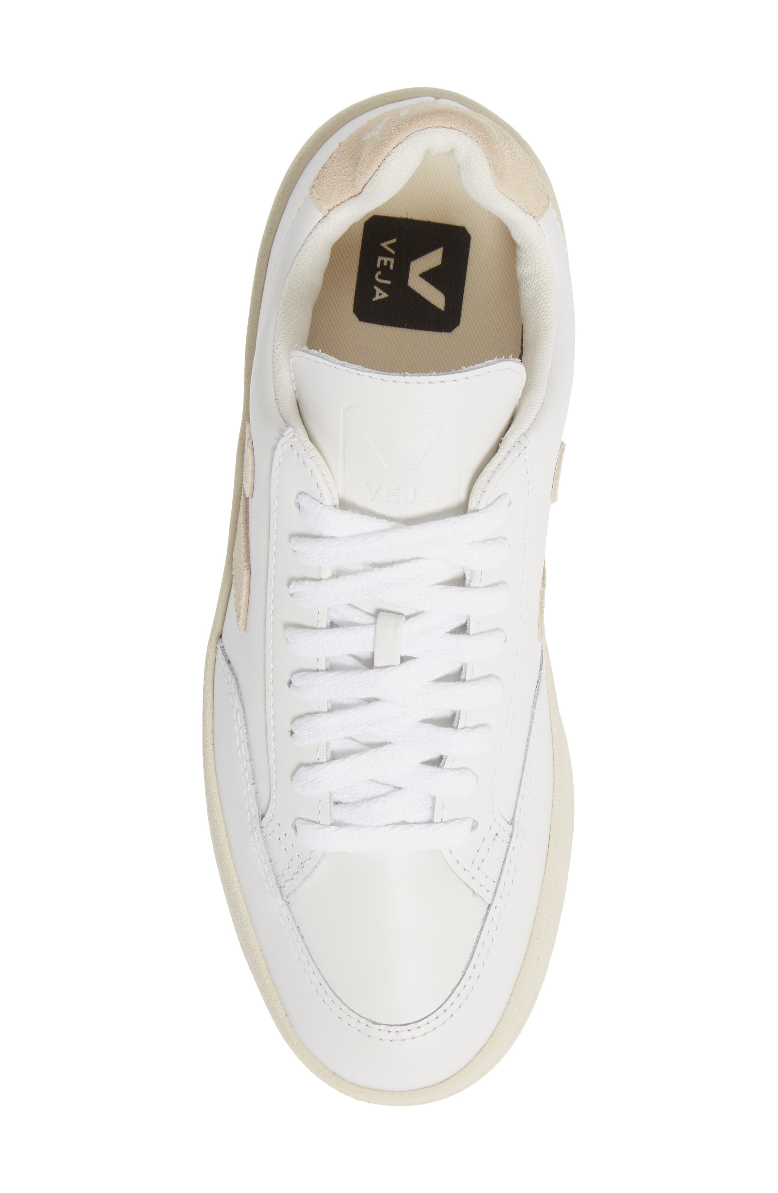 Veja V-12 Sneaker, Alternate, color, Extra-White Sable