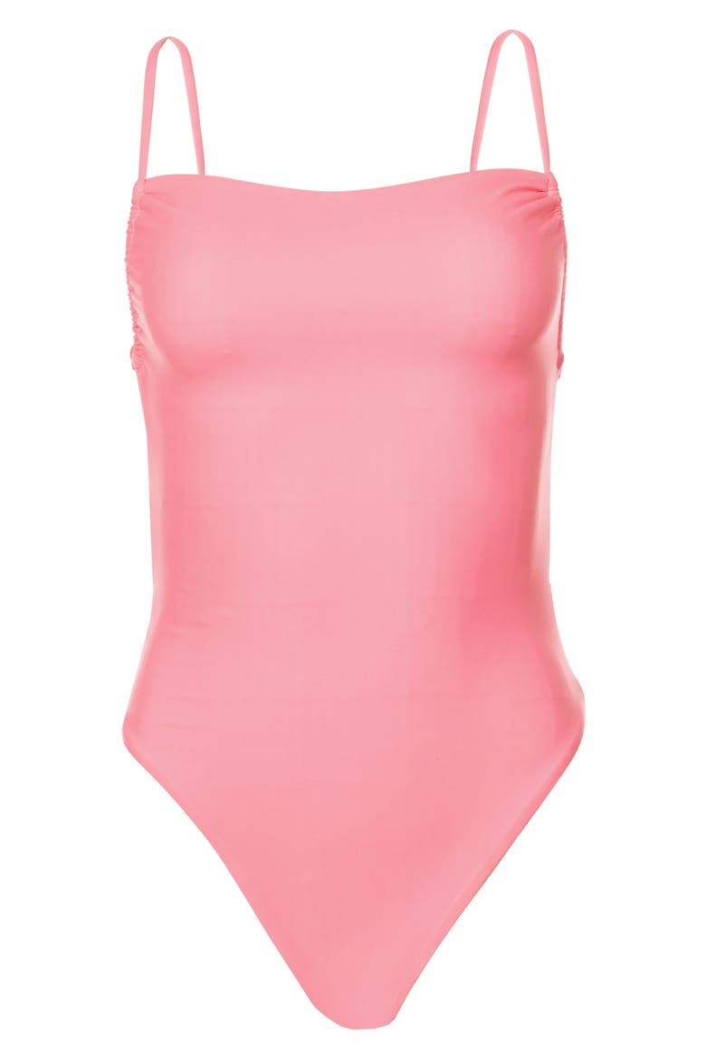 Pink Brittany One-Piece Swimsuit, Alternate, color, PINK