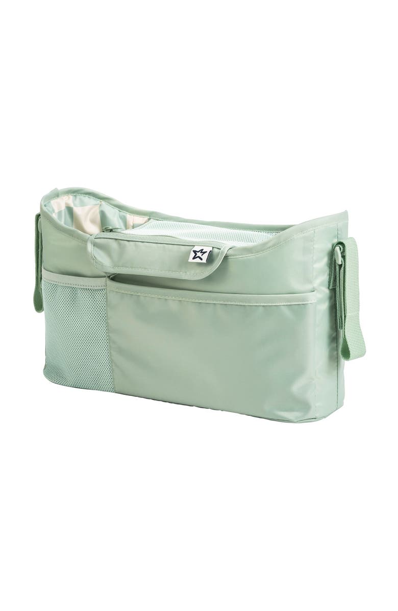 Tiny Twinkle Universal Baby Stroller Organizer Caddy, Alternate, color, Sage Checkers