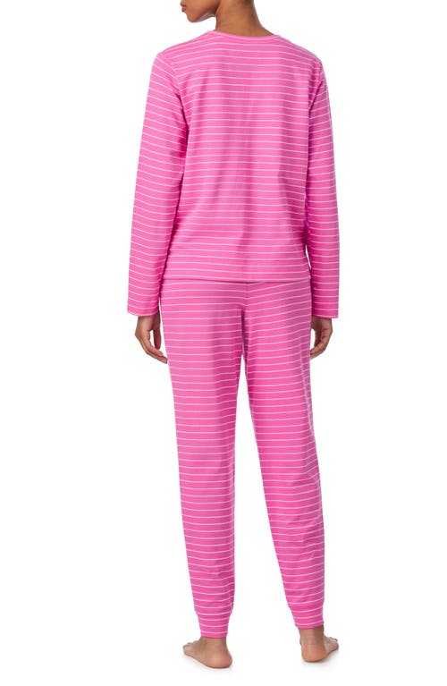 Ralph Lauren Lauren Print Cotton Pajamas In Pink