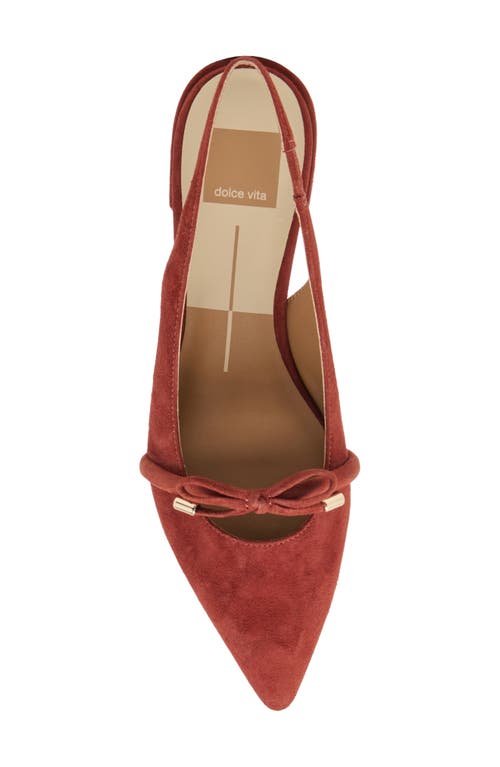 Dolce Vita Payge Pointed Toe Slingback Pump In Brown