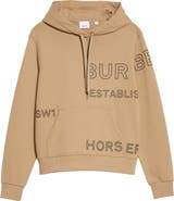 Burberry Poulter Horseferry Print Cotton Hoodie