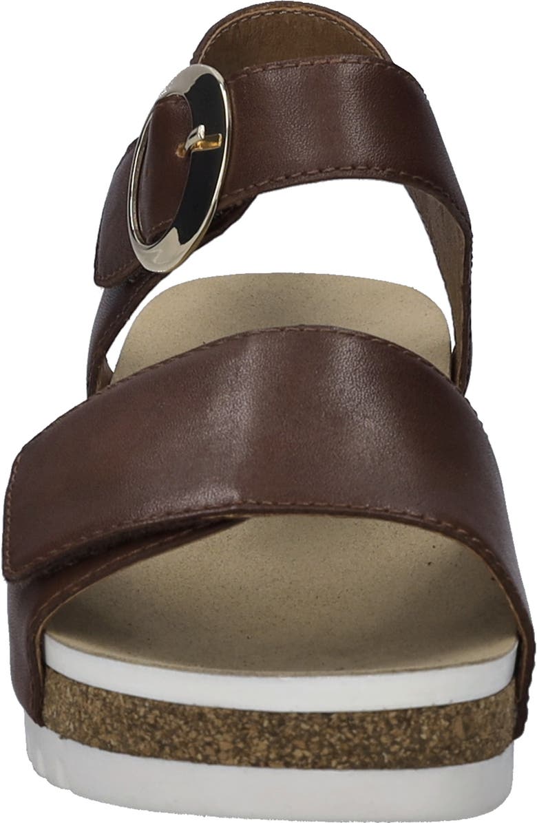 Josef Seibel Quinn 16 Wedge Sandal, Alternate, color, Cognac