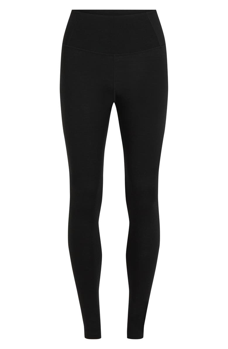Icebreaker 200 Oasis High Waist Leggings, Alternate, color, Black