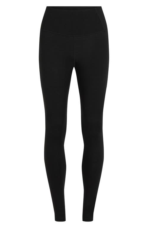Icebreaker 200 Oasis High Waist Leggings In Black