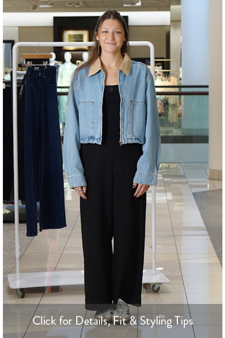 Denim Crop Chore Jacket video
