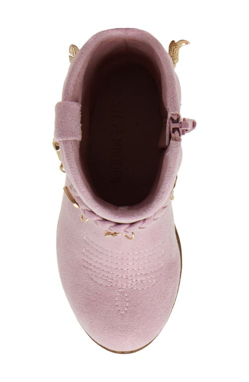 Steve Madden Kids' Tleana Western Boot In Pink