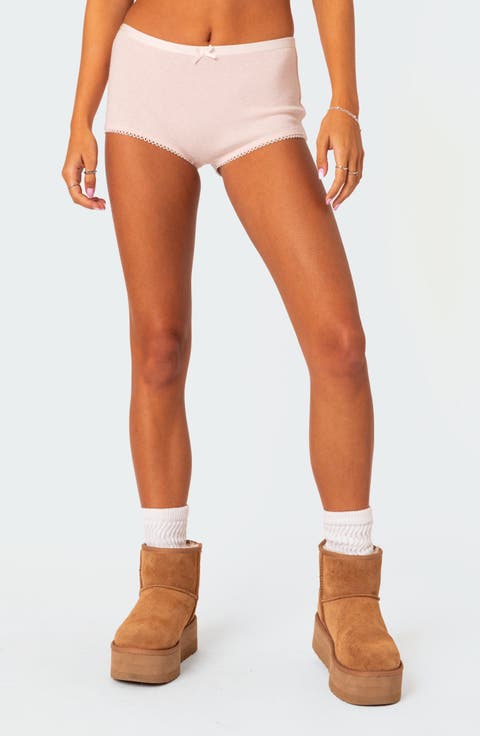 Mariana Picot Trim Micro Shorts