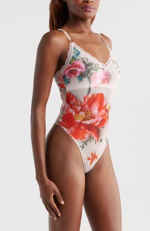 Kilo Brava Placement Print Shelf Bra Bodysuit