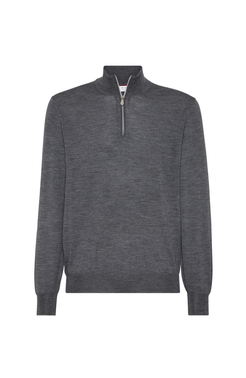 Brunello Cucinelli Sweater With Half Zipper