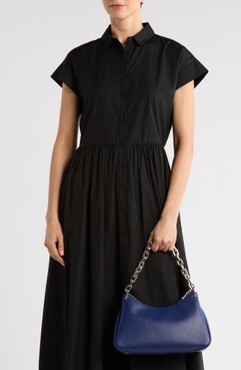 grace chain leather shoulder bag