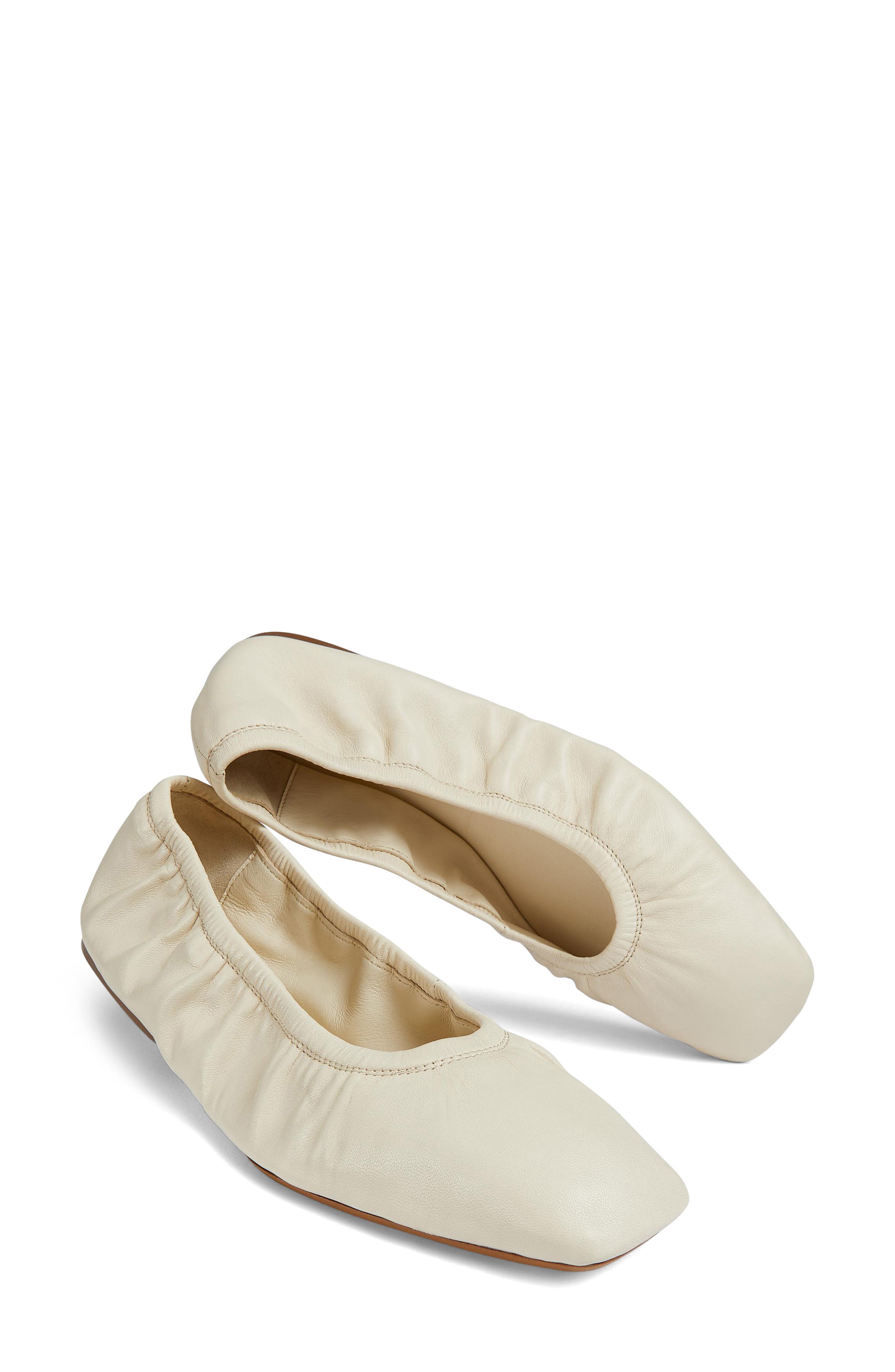 LK Bennett Tayla Ballet Flat, Alternate, color, Ecru