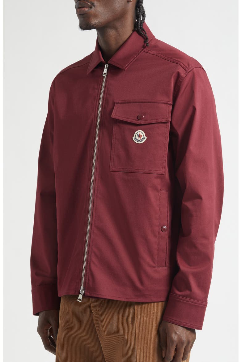 Stretch Cotton Zip Shirt, Alternate, color, PORT ROYALE