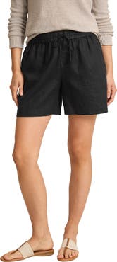 Tommy Bahama Two Palms Tie Waist Linen Shorts