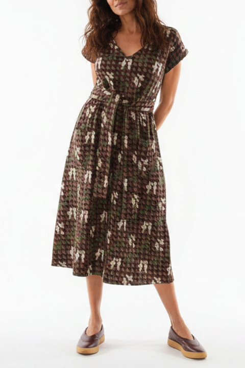 Antoine V-neck Pocket Dress