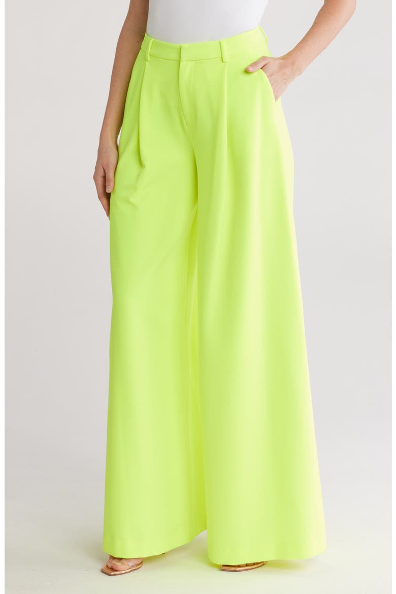 Caspian Wide Leg Pants, Main, color, NEON CITRUS
