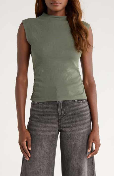 Marine Layer Lexi Sleeveless Mock Neck Top