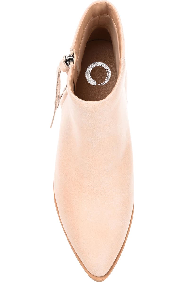 Journee Collection Comfort Foam Sadiya Bootie, Alternate, color, Off White