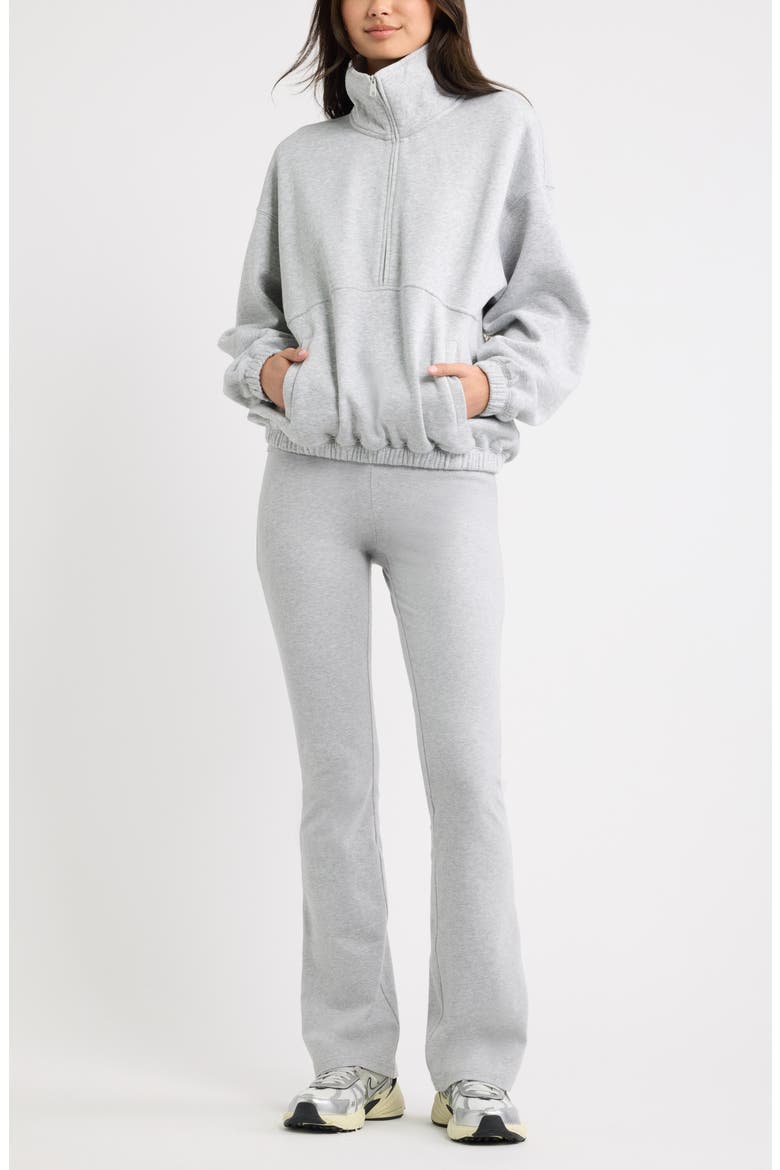 Half Zip Sweatshirt, Alternate, color, GREY SOFT HEATHER