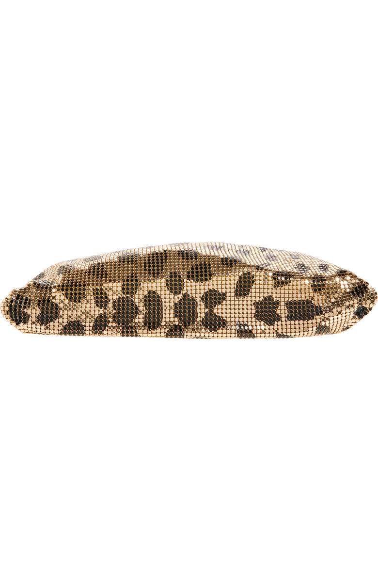 Rabanne Cheetah Print Mesh Shoulder Bag, Alternate, color,