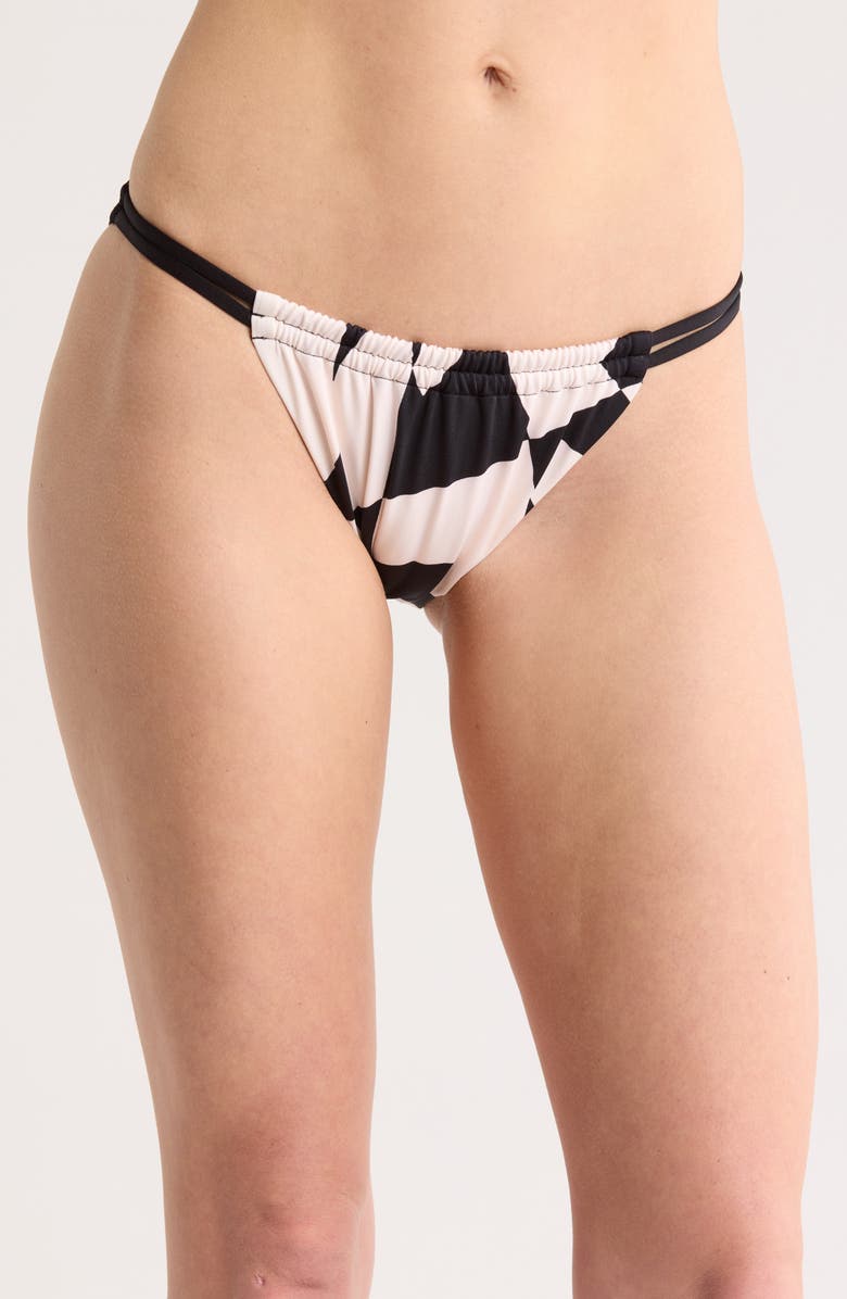 Sanctuary Tunnel Double Strap Hipster Bikini Bottoms, Main, color,