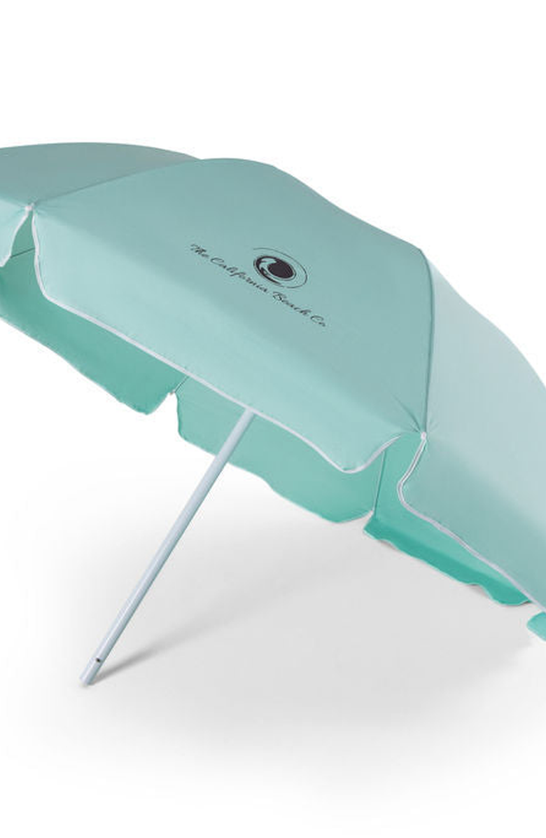 The California Beach Company Pop N Go Beach Umbrella, Alternate, color, Mint Green