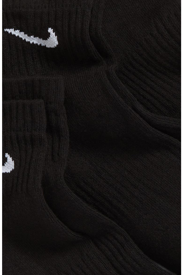 3-Pack Everyday Cushion Ankle Socks, Alternate, color, 010 BLACK/WHITE