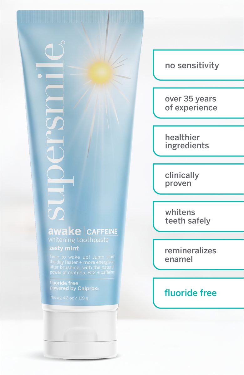 Supersmile Awake Professional Whitening Toothpaste, Alternate, color, White