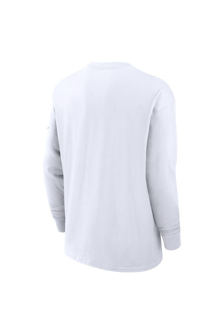 Men's Nike White West Virginia Mountaineers Legacy Max90 Pocket Long Sleeve T-Shirt, Alternate, color, White