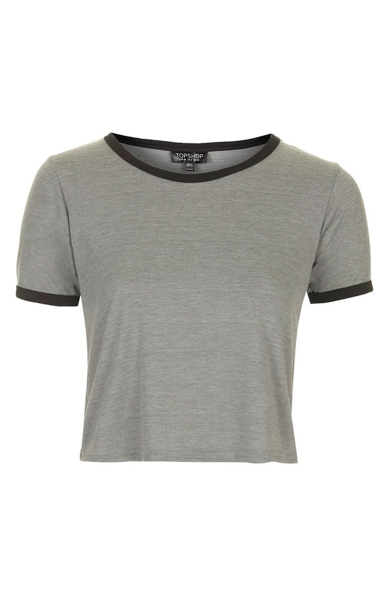 Topshop Contrast Tee, Alternate, color,