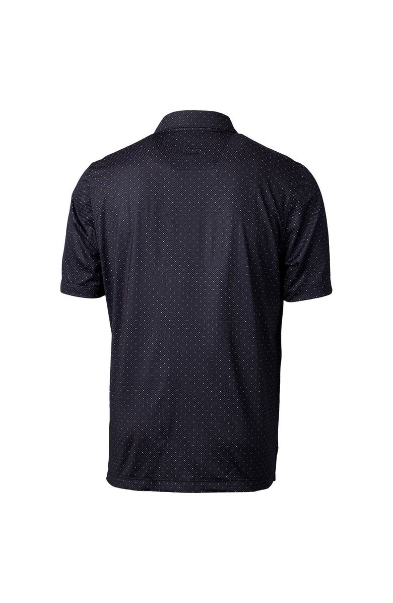 Cutter & Buck Men's Cutter & Buck Black Clemson Tigers Primary Team Logo Pike Double Dot Print Stretch Polo, Alternate, color, 