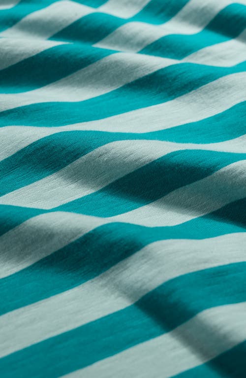 Seasalt Cornwall Copseland Stripe Organic Cotton T-shirt In Multi