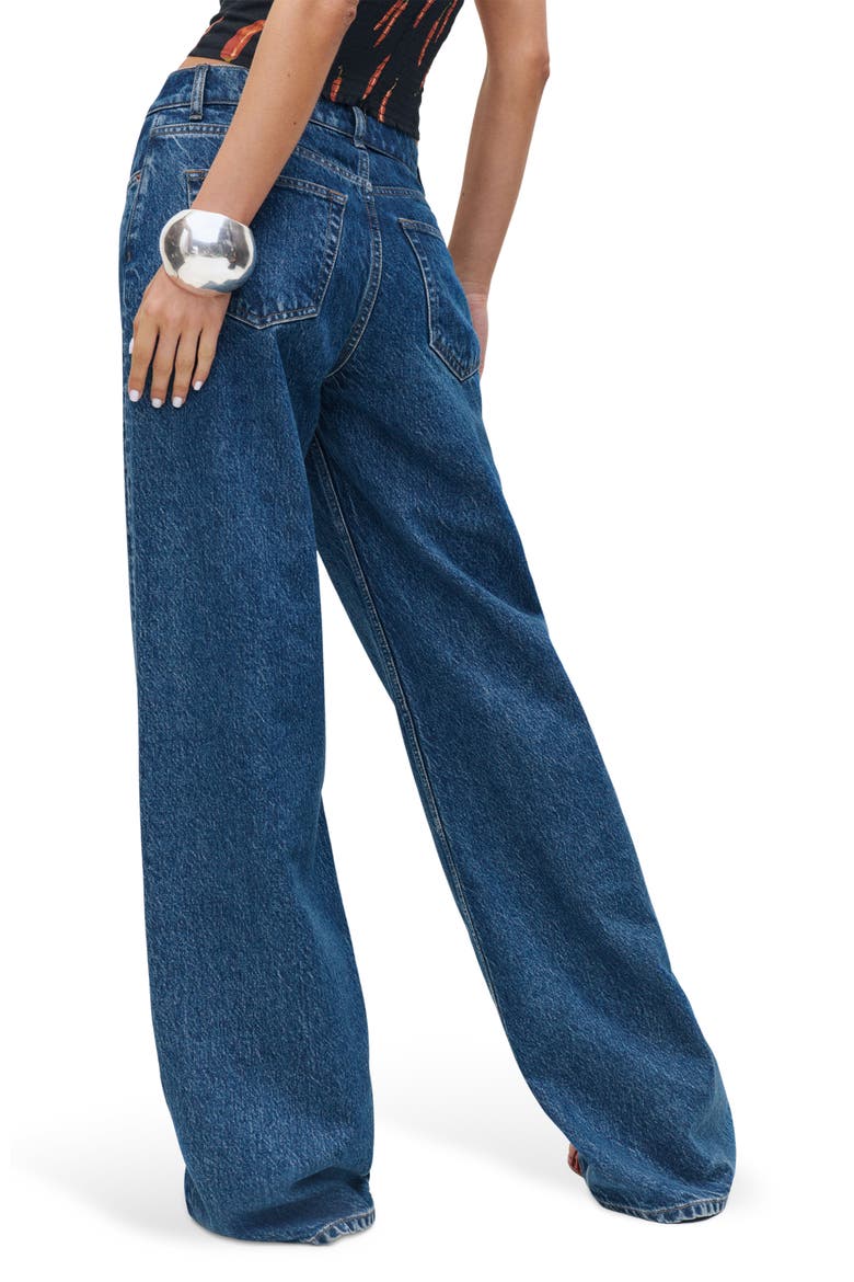 Cary Slouchy Wide Leg Jeans, Alternate, color, CLEARY