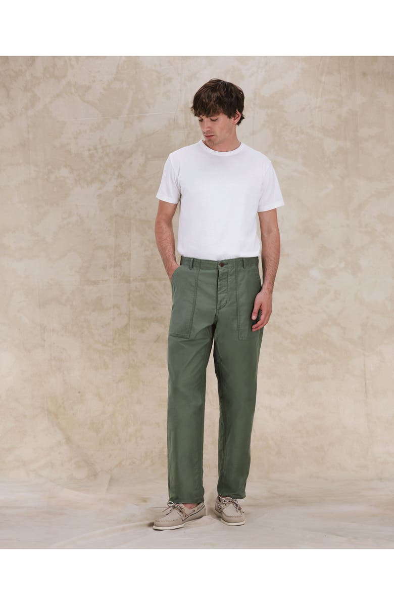 Fortela Newfatigue Satin Pocket Trousers, Alternate, color, Green