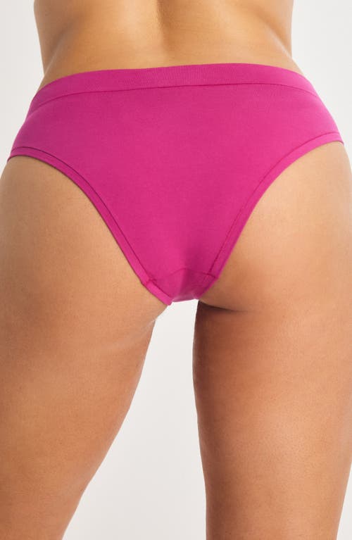 Savage X Fenty Essentials Cotton Blend Cheeky Briefs In Pink