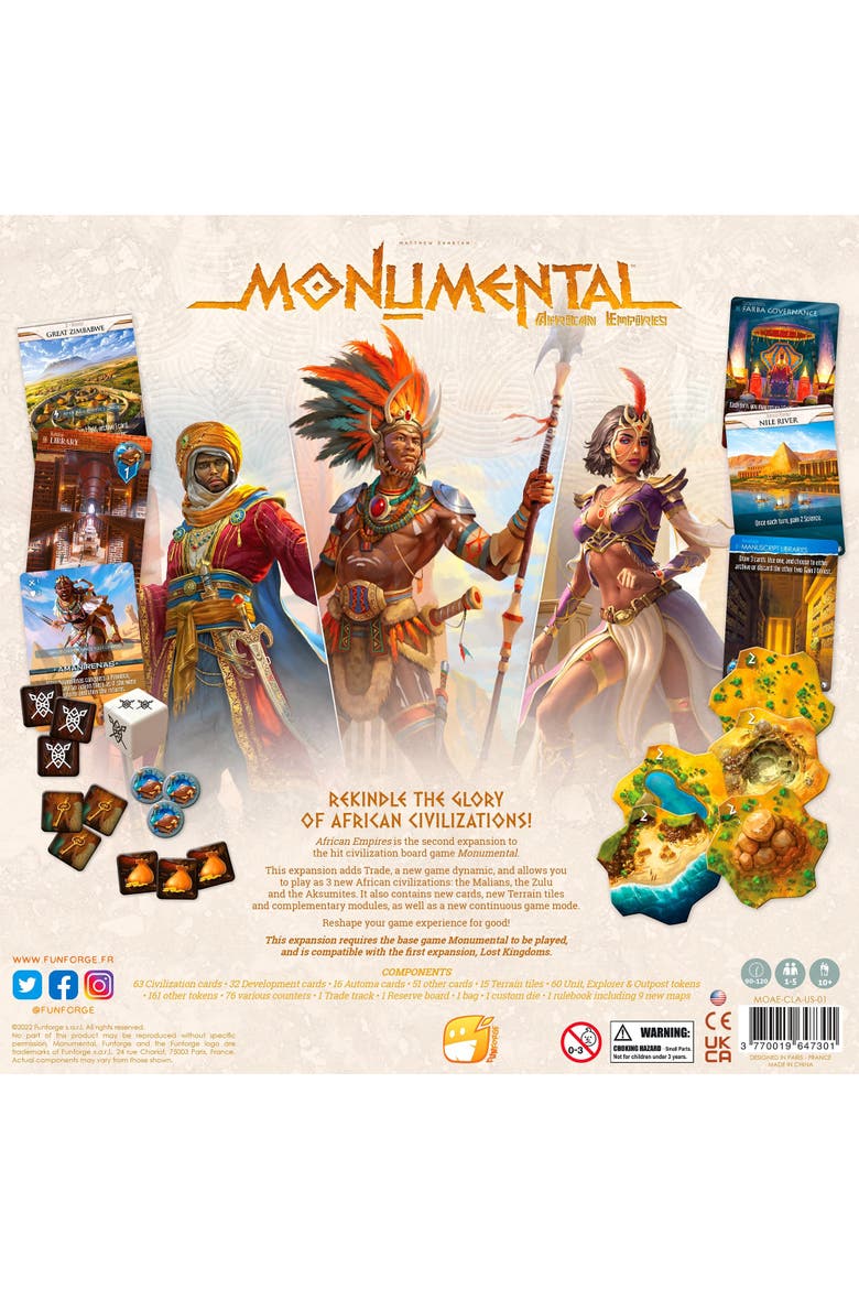 Monumental African Empires Expansion, Alternate, color, Multicolored