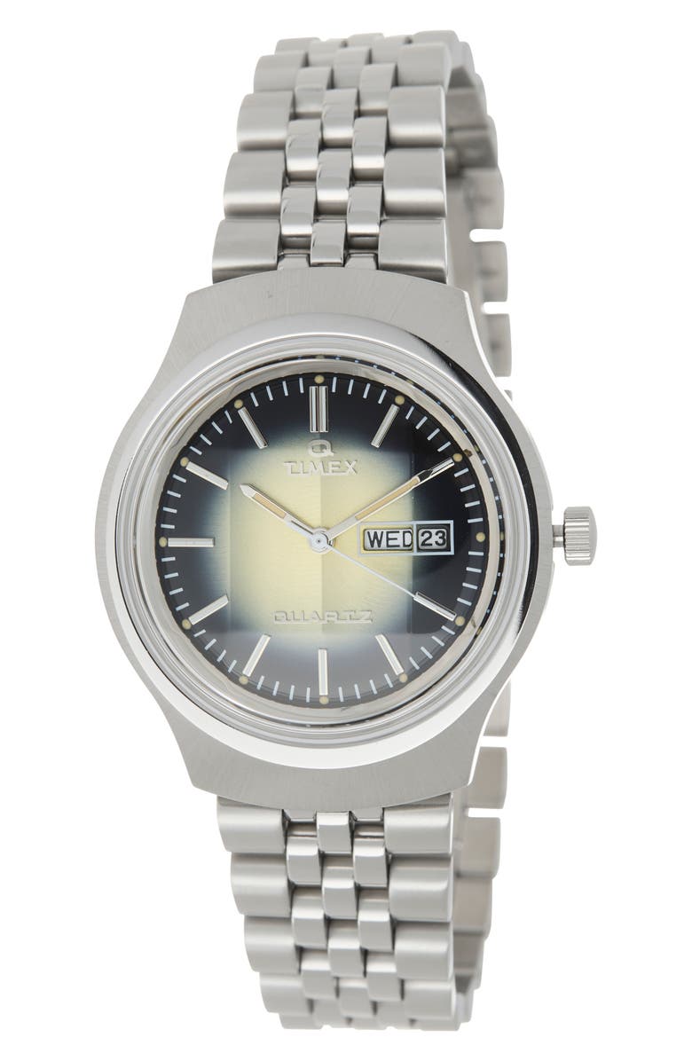 Timex<sup>®</sup> Reissue Dégradé Bracelet Watch, 38mm, Main, color, Stainless Steel