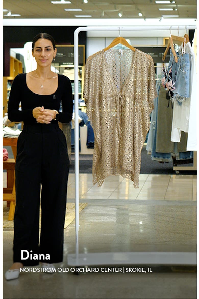 Lustre Open Knit Cover-Up Tunic video