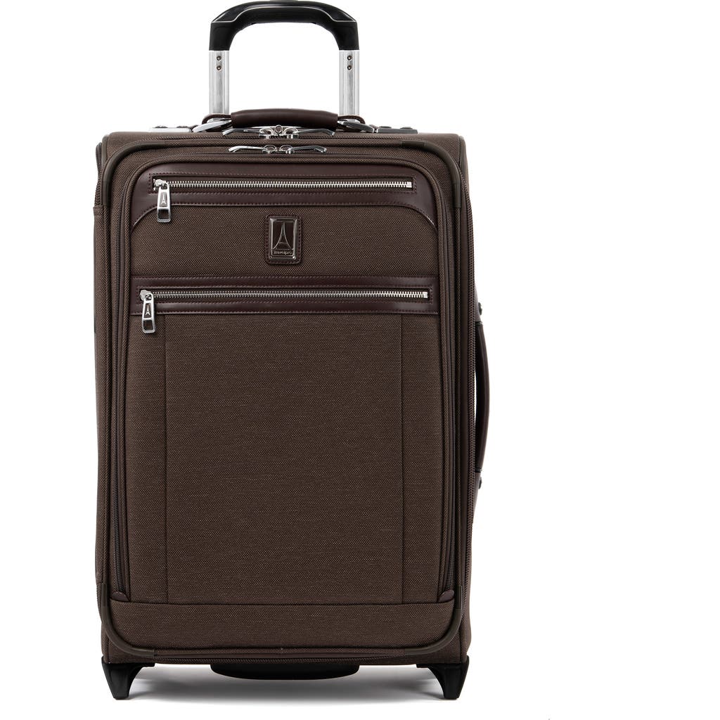 Travelpro Platinum Elite Softside Expandable Carry-on 22-inch 2 Wheel Upright Luggage In Rich Espresso